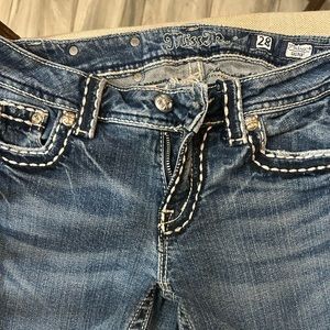 Miss Me skinny leg jeans size 28